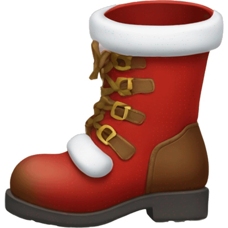 Santa boots  emoji