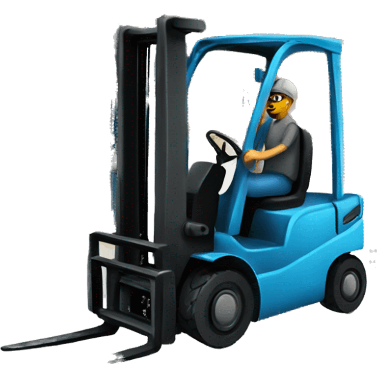 Warehouse forklift emoji