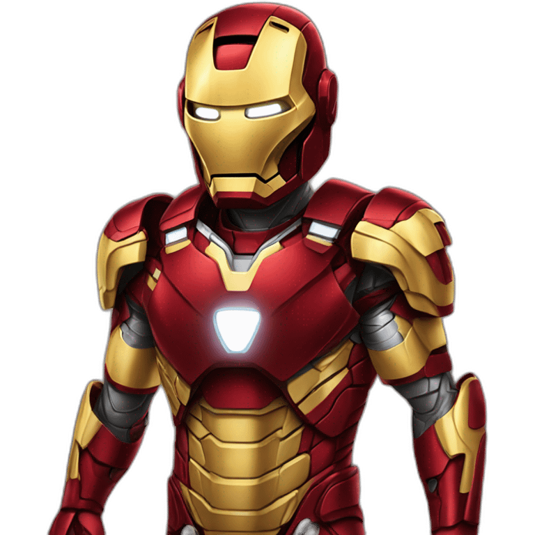 Dhoni as ironman emoji