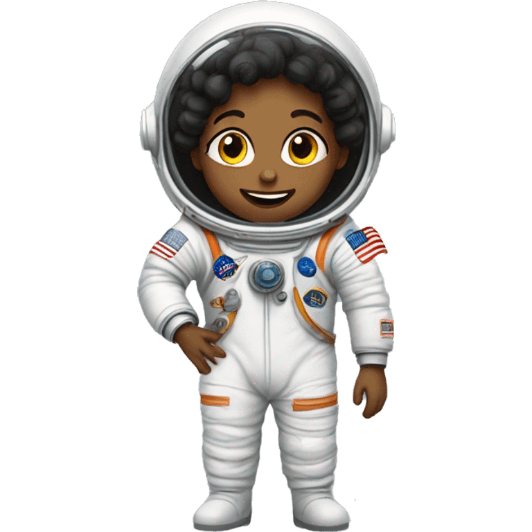 Tanya is astronaut with pions emoji