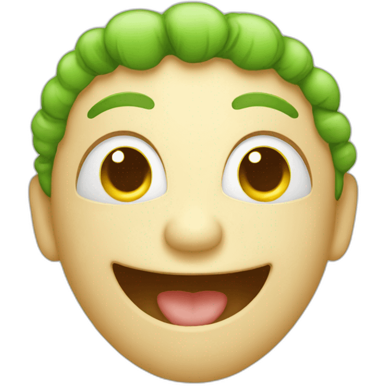 happy face gree emoji