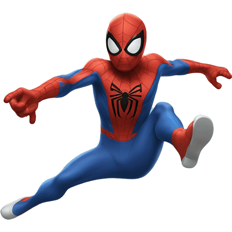 spider-man swinging  emoji