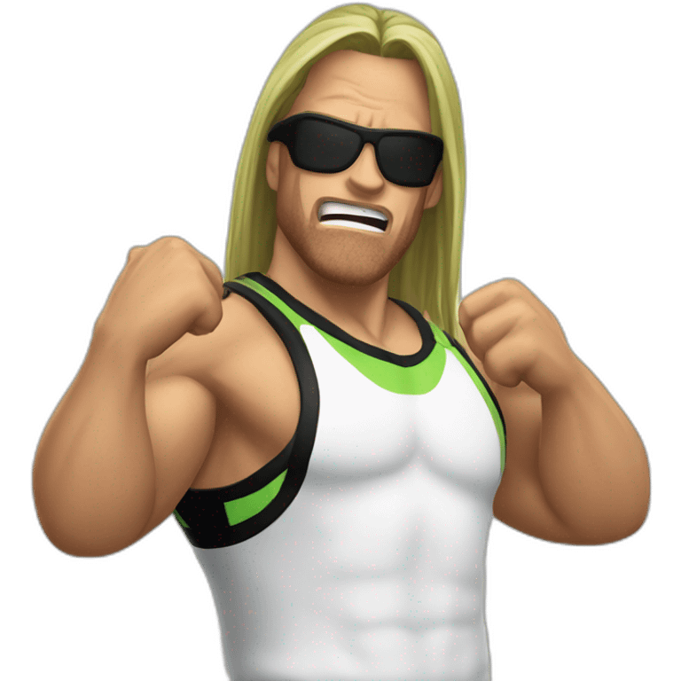 d-generation x crotch chop taunt emoji