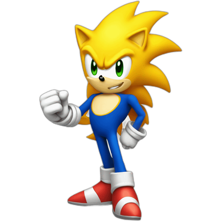 Super Sonic legend logo  emoji