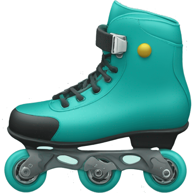 teal seal rollerblading emoji