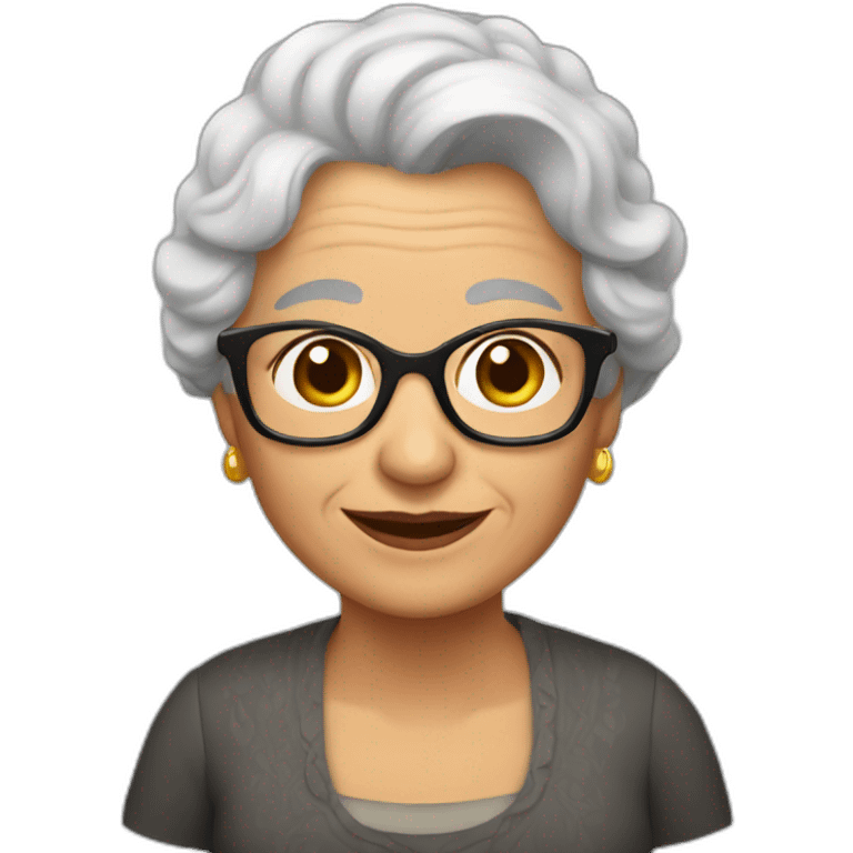 abuela morena emoji