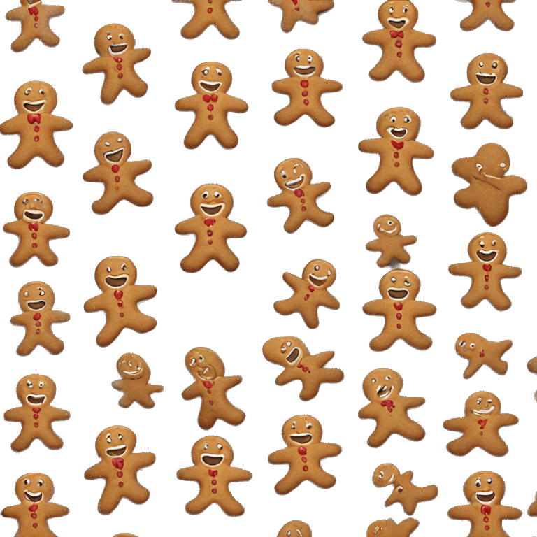 Ginger bread man emoji