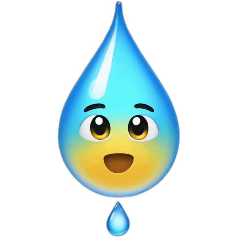 water-drop emoji