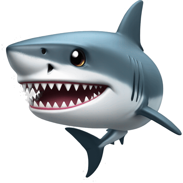 shark wih gun emoji