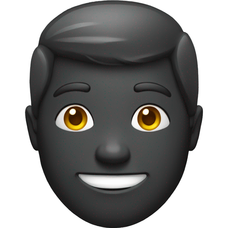 coal smiling emoji