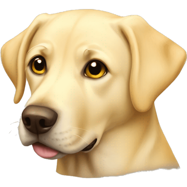 Yellow lab emoji