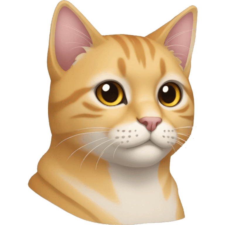 Gato con halas emoji