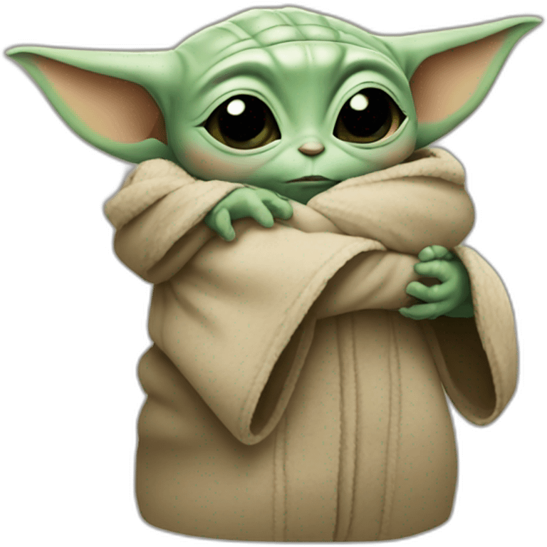 baby yoda hug emoji