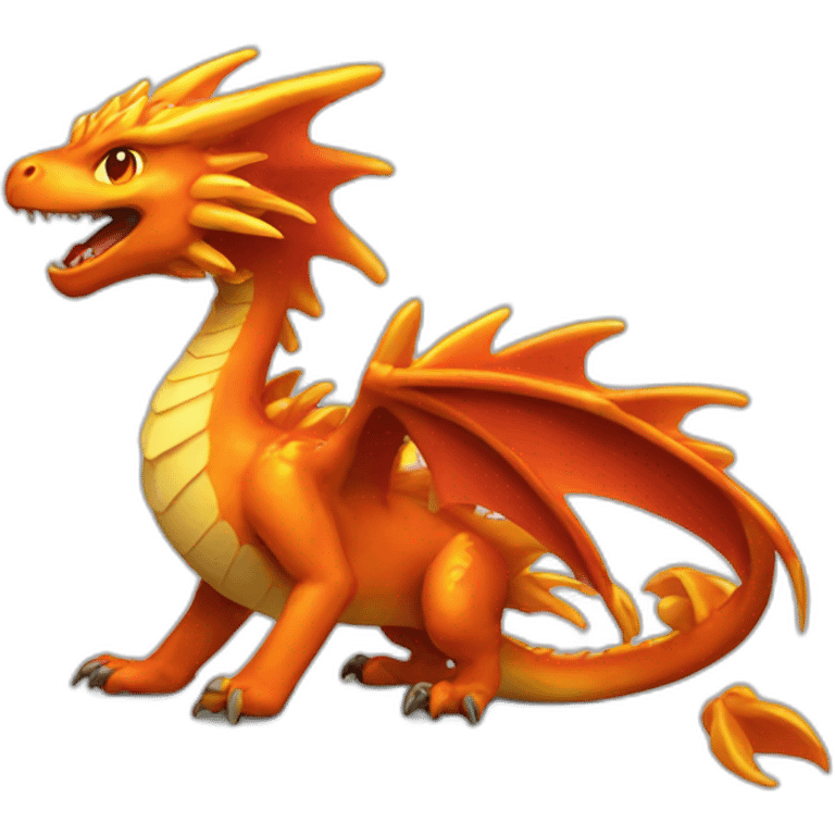 Dracaufeu shiny emoji