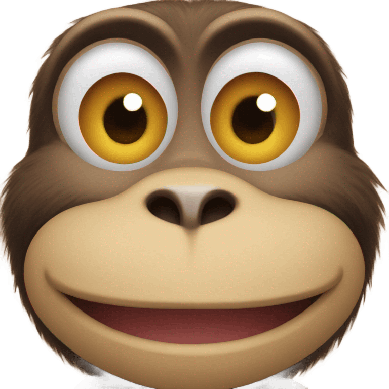 Monkey saying yes emoji