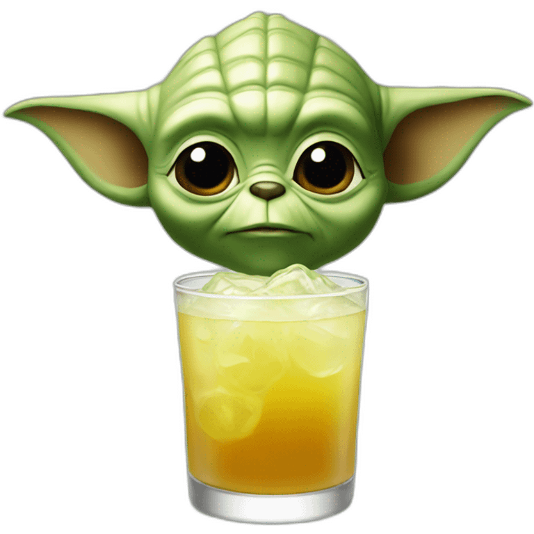 Yoda drink bear emoji