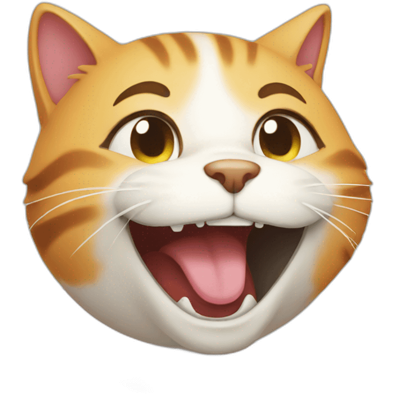 cat laughing emoji