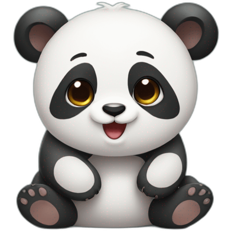 Cute panda emoji