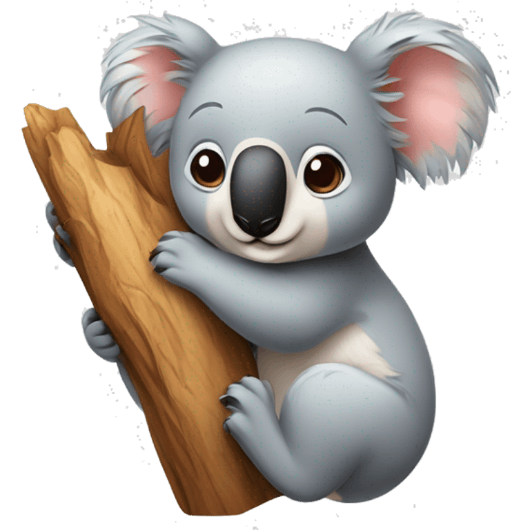 Mélange entre une koala extra mignon et une coccinelle super cute emoji