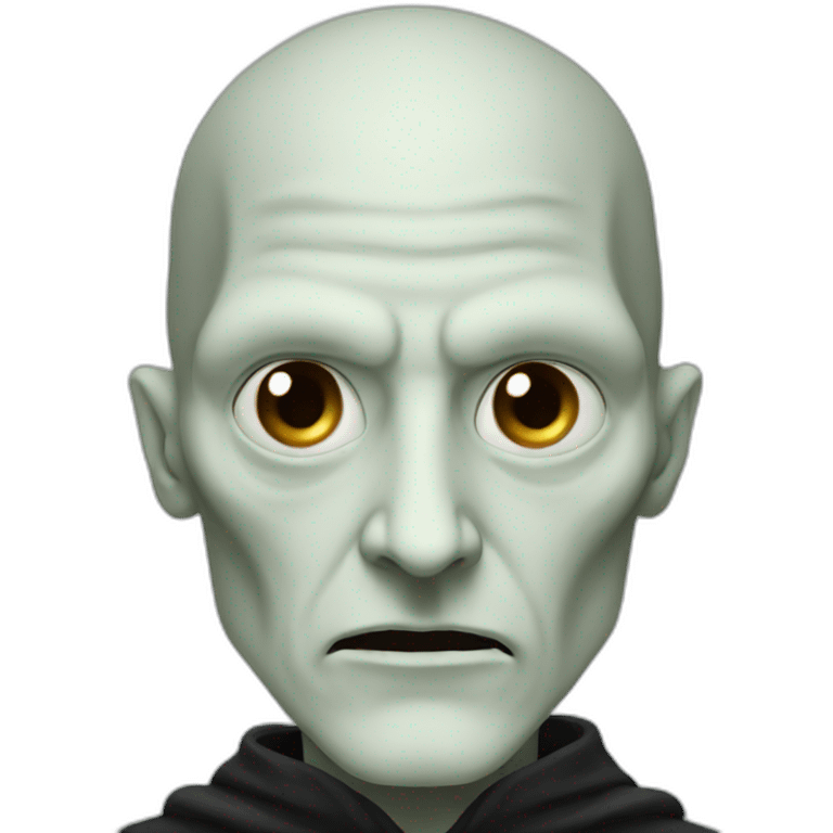 voldemort with nose emoji