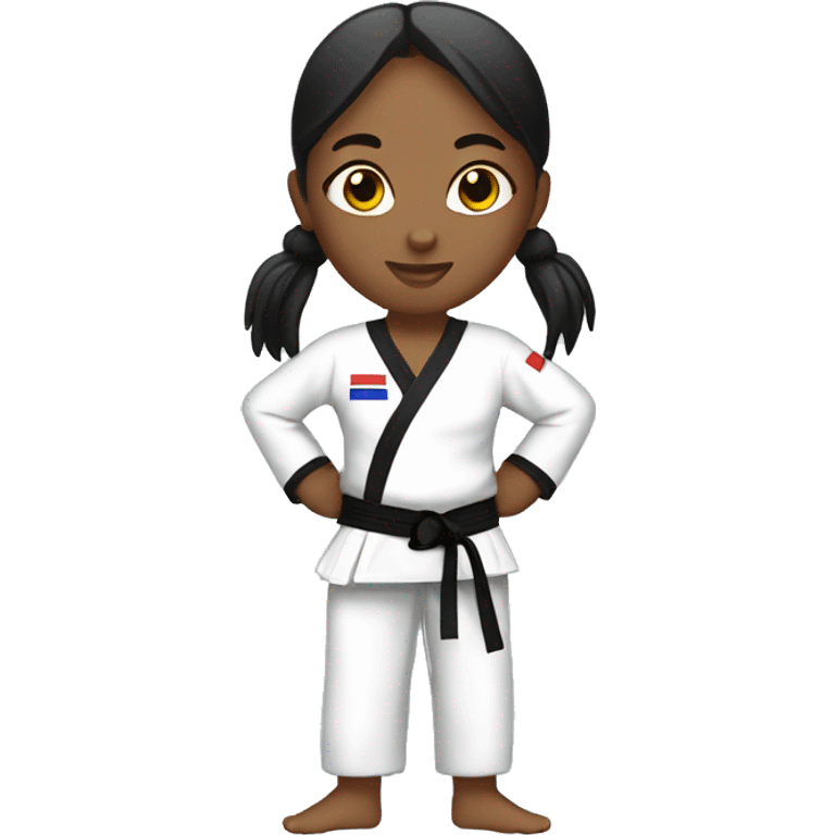 taekwondo girl emoji