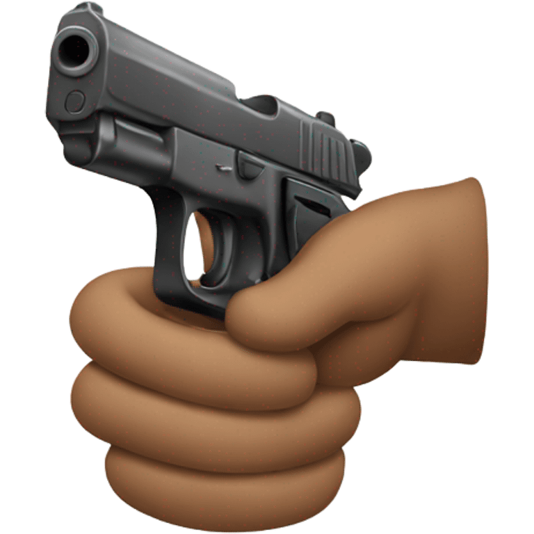 gun pouting towards you emoji