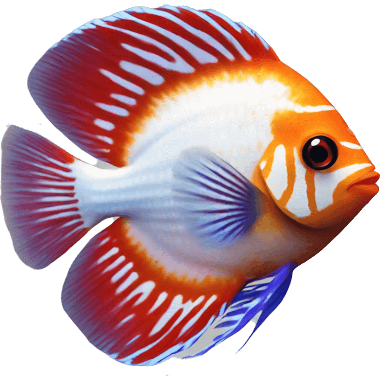 discus fish emoji