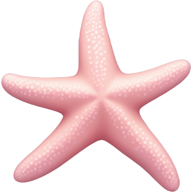 Pastel pink starfish emoji