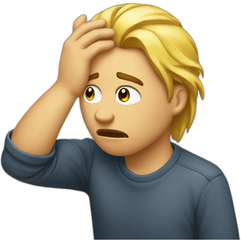 Facepalm - this is useless emoji