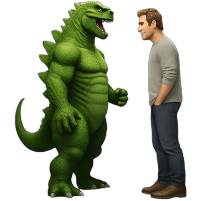 godzilla vs shrek emoji