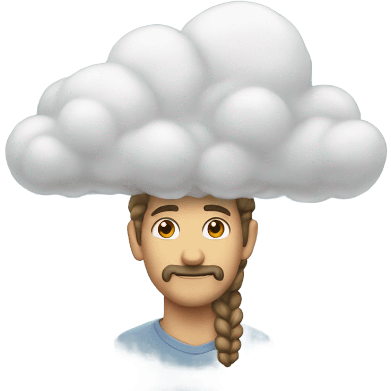 One long cloud  emoji