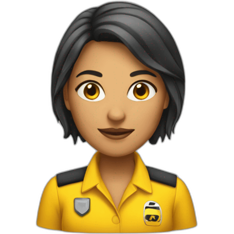 taxista chica emoji