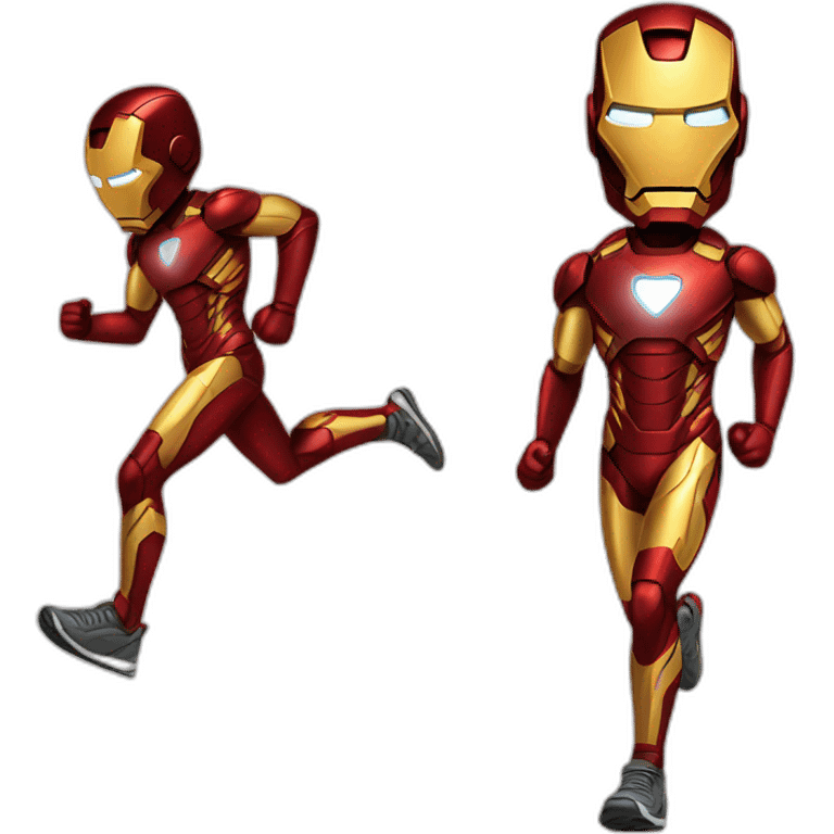 runner iron man emoji