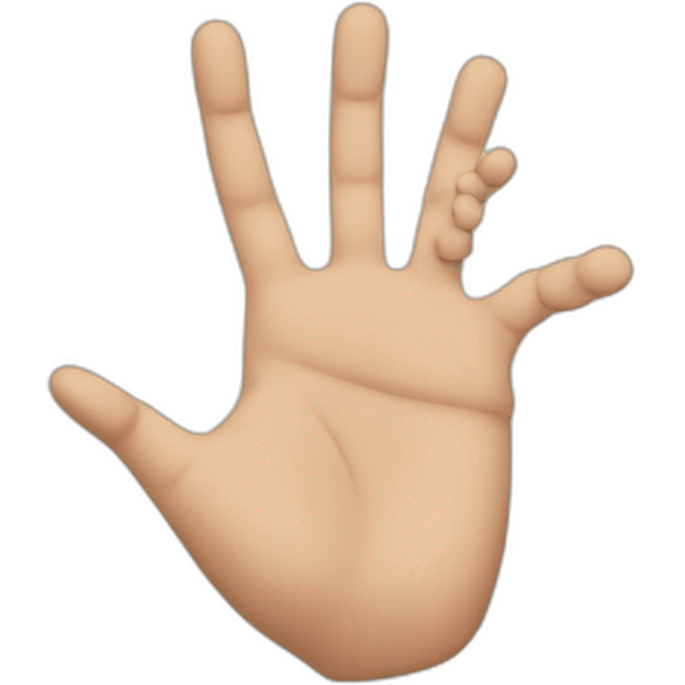 hand with ten fingers emoji