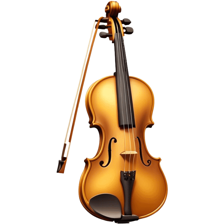 Cinematic Realistic Violin, rich polished wood with delicate curves, strings stretching tautly, fine dust particles catching the golden stage light, glowing with an elegant and timeless charm. emoji