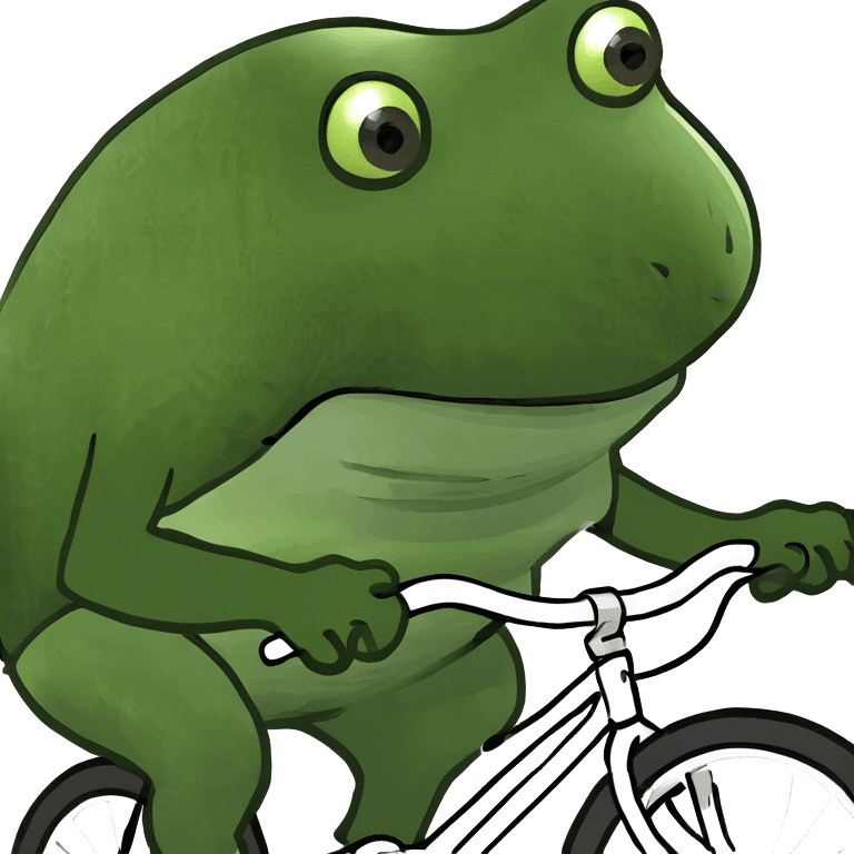 bufo riding a bike emoji