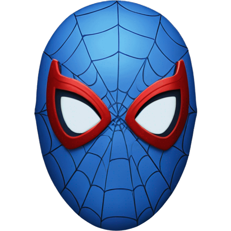 Blue Spider-Man mask emoji