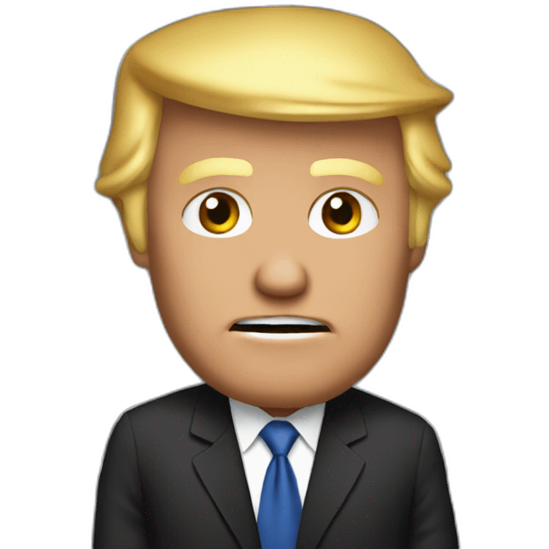 Trump going to jail emoji