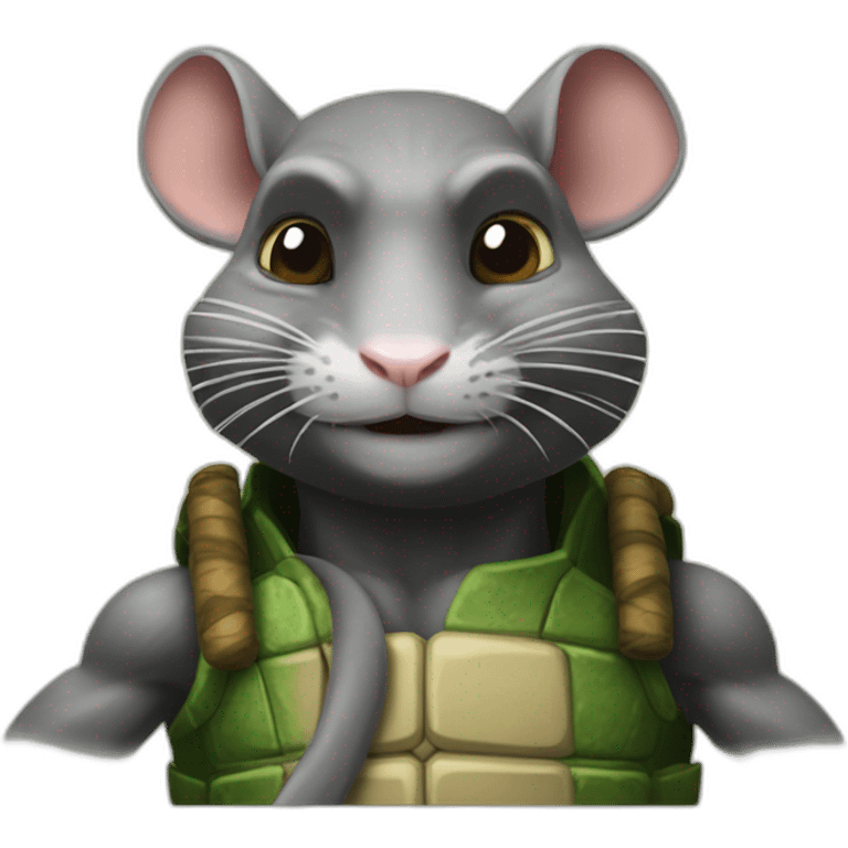 sensei rat ninja turtles emoji