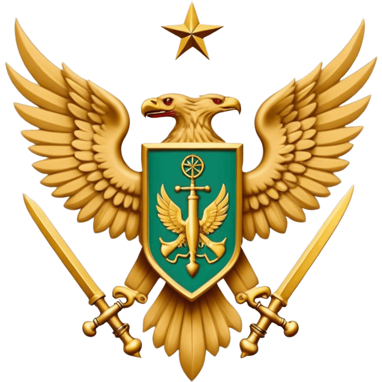 An emoji of the coat of arms of the wings of freedom of the exploration battalion in attack on titans emoji