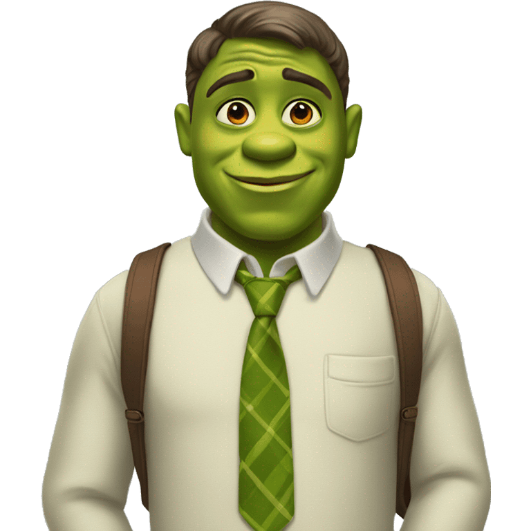 Preppy shrek emoji