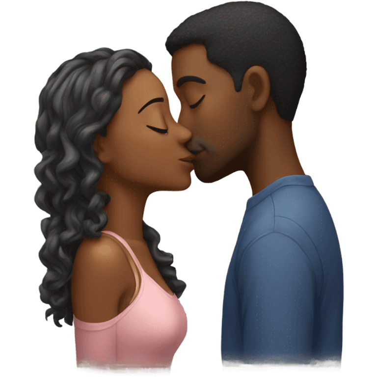 Kissing couple  emoji