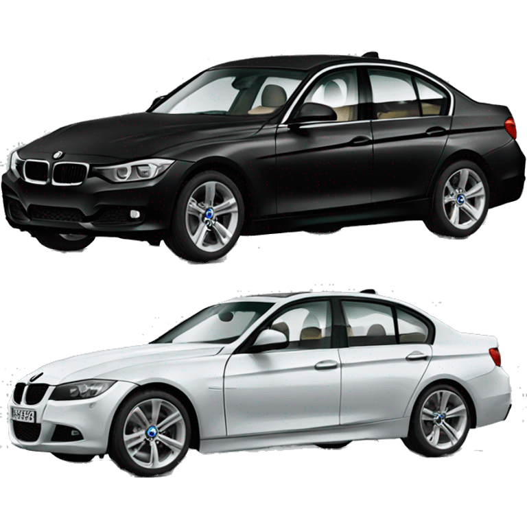 BMW 3 series black emoji