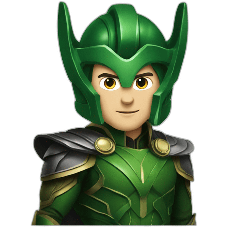 Loki Marvel with helm emoji