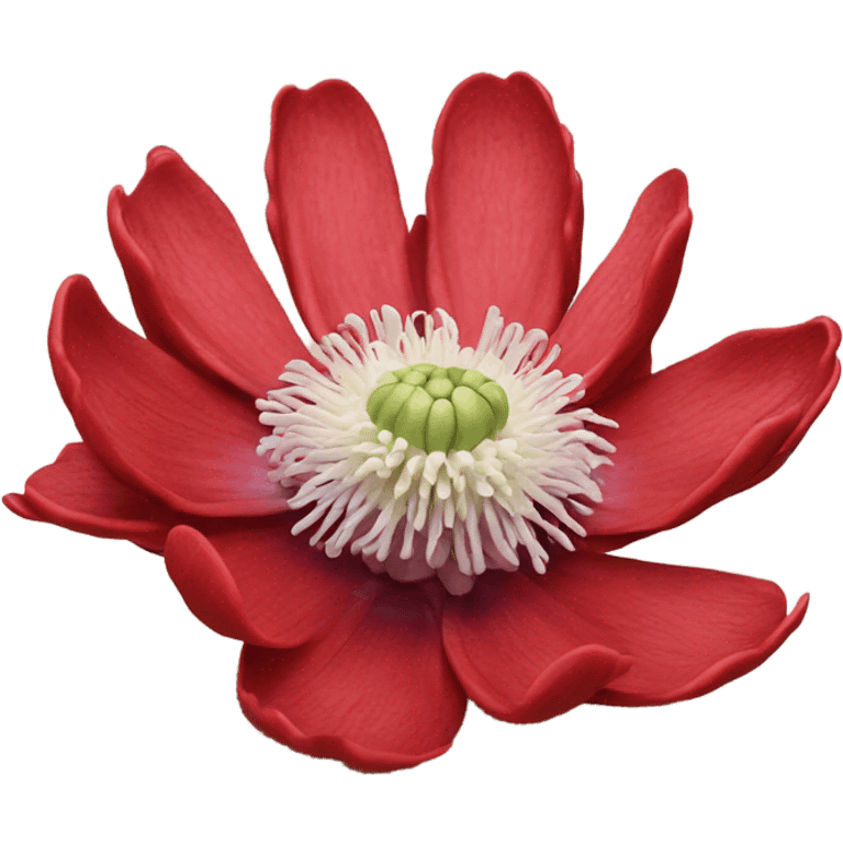 Red Waratah Anemone emoji