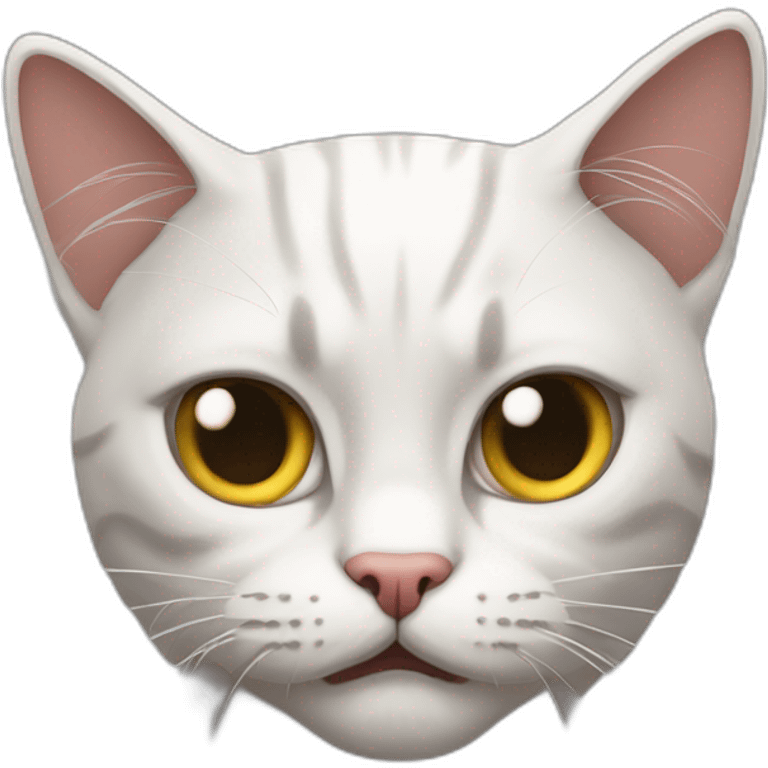 Brutal cat emoji