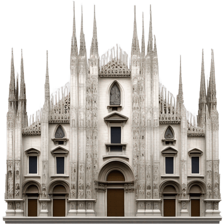 Duomo palace in Milano emoji