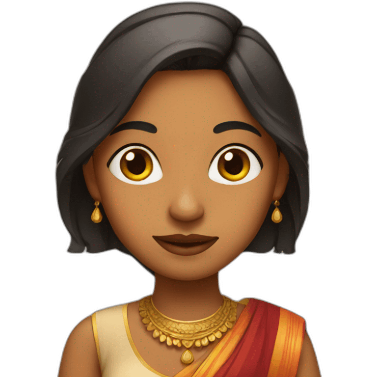 indian woman emoji