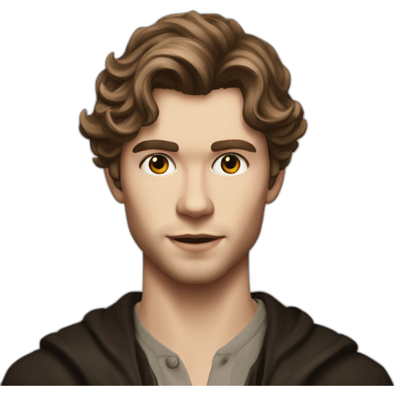 Klaus mikaelson brown hair realistic detailed emoji