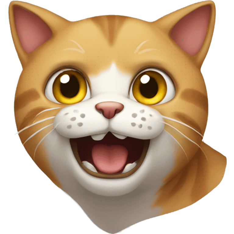 scared cat emoji